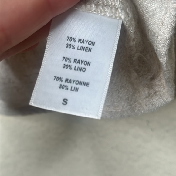 Rachel Pally Linen Dorothy Top Short Sleeve Ruffled Square Neck Top Size Small - Picture 10 of 11